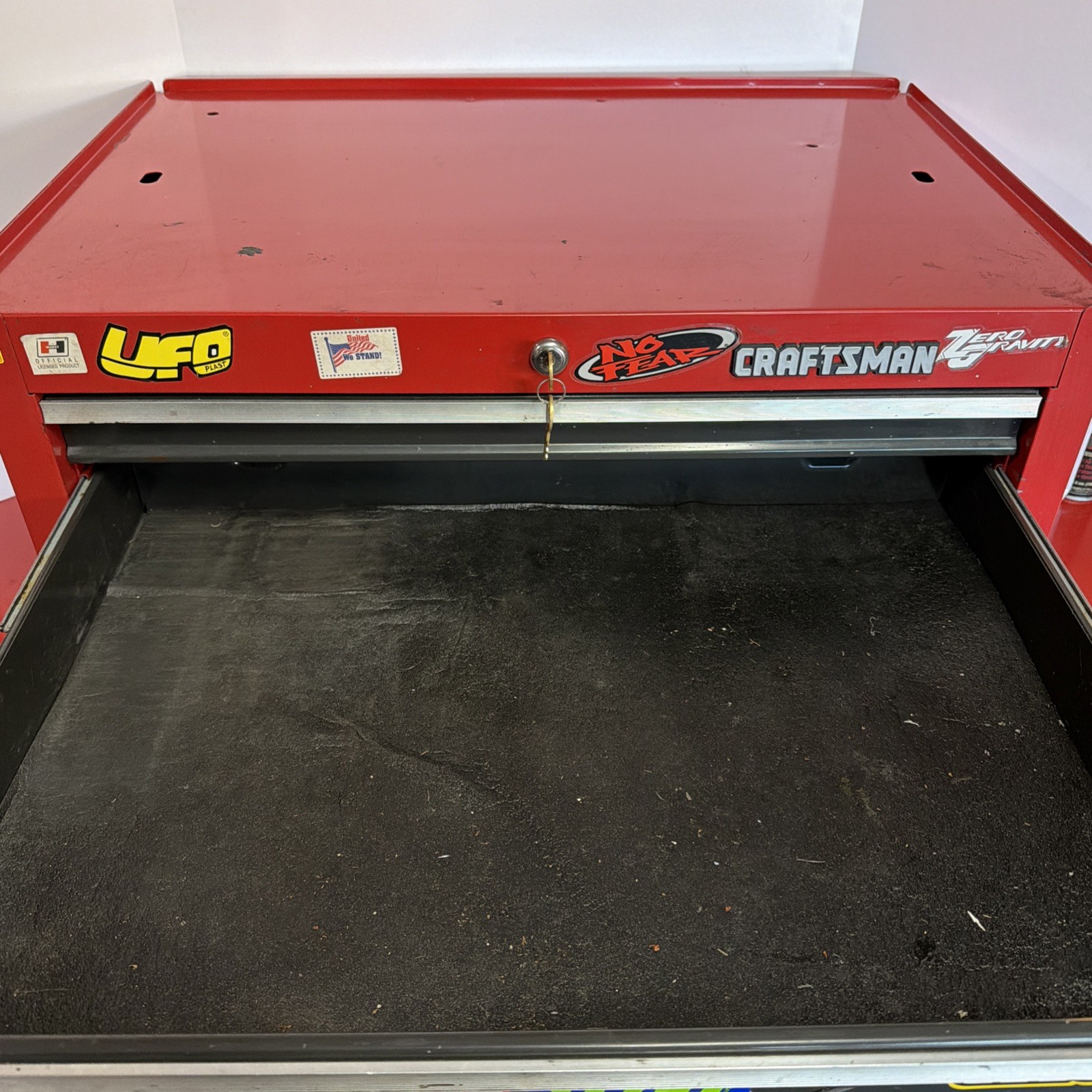 Craftsman DEEP Mid Middle Intermediate Riser Tool Box Chest 3 Drawer Red 65766