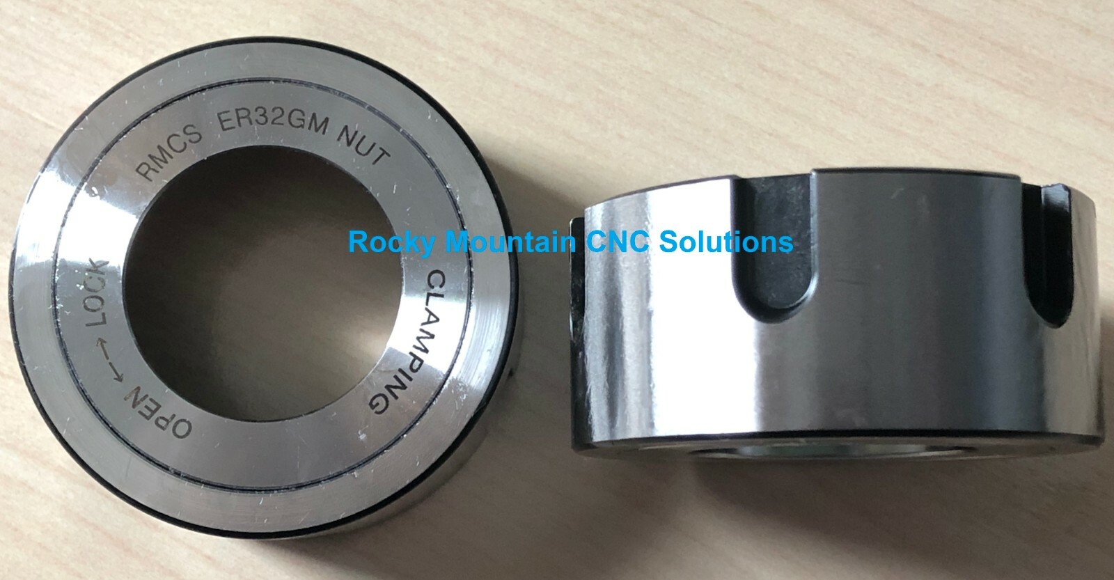 NEW - ER32 BEARING STYLE COLLET NUT - NO BRASS - ALL STEEL - $1.00 SHIPPING