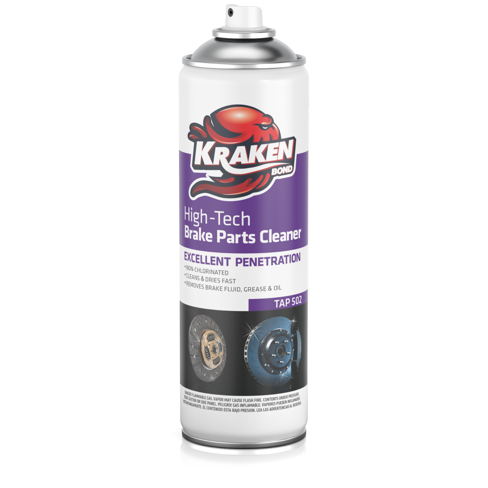 Kraken Bond Brake & Clutch Cleaner Spray 12.3 fl oz – 12 Pack