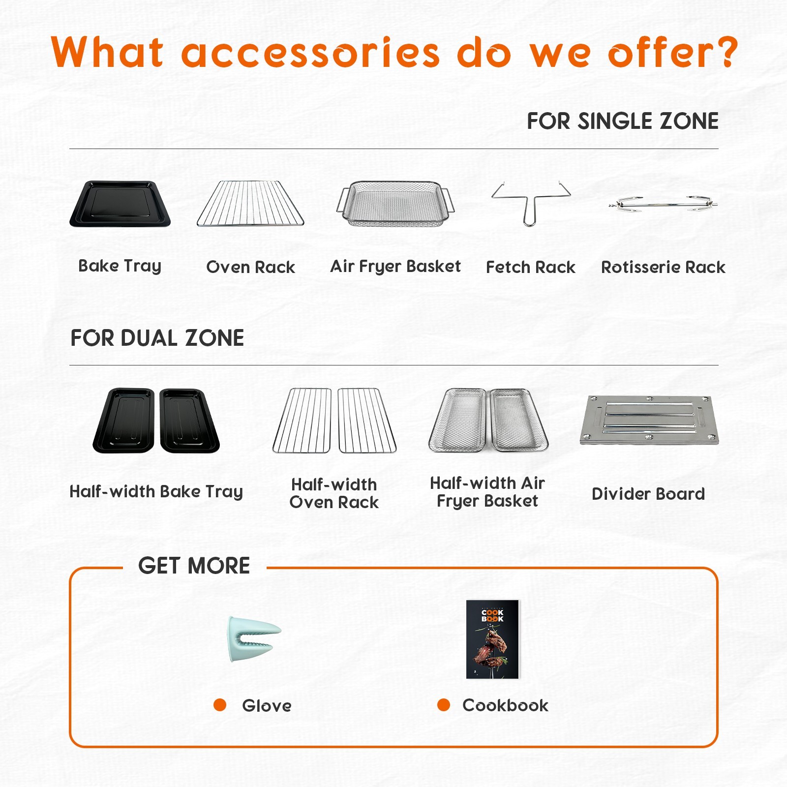 HYSapientia 24QT Dual Zone Air Fryer Oven with Rotisserie