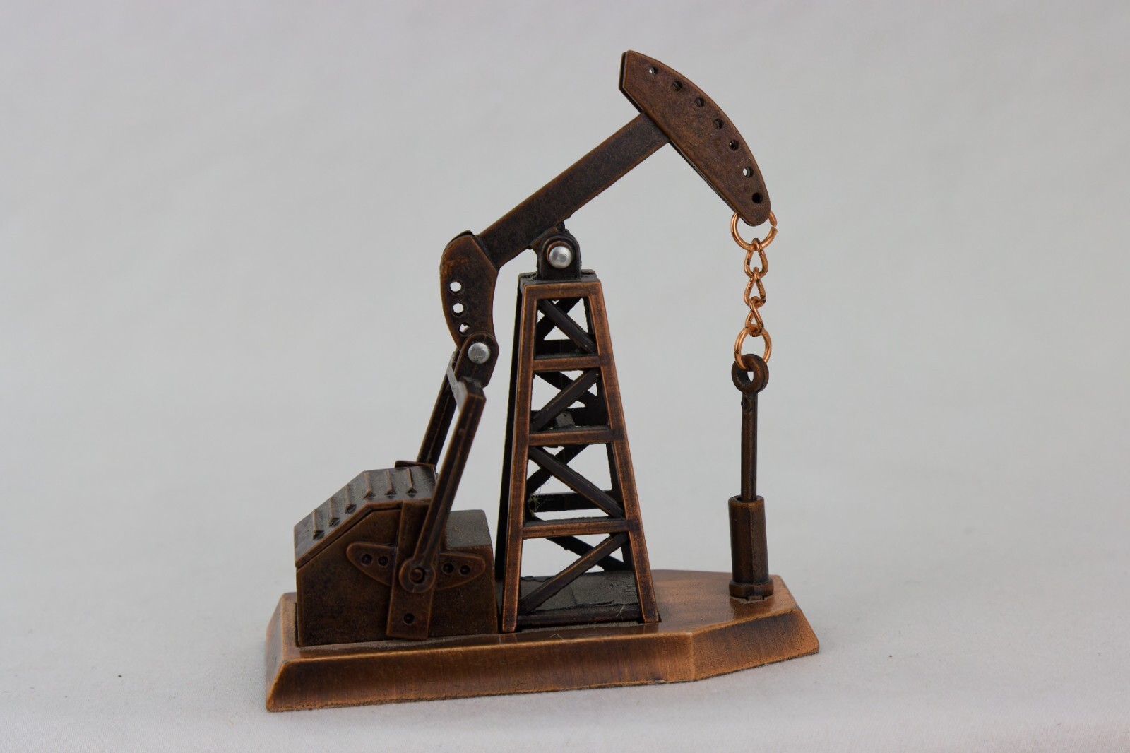 Oil, Trucking and Land Advert Items; Wood Box, Pencil Sharpener and Pens/Pencils