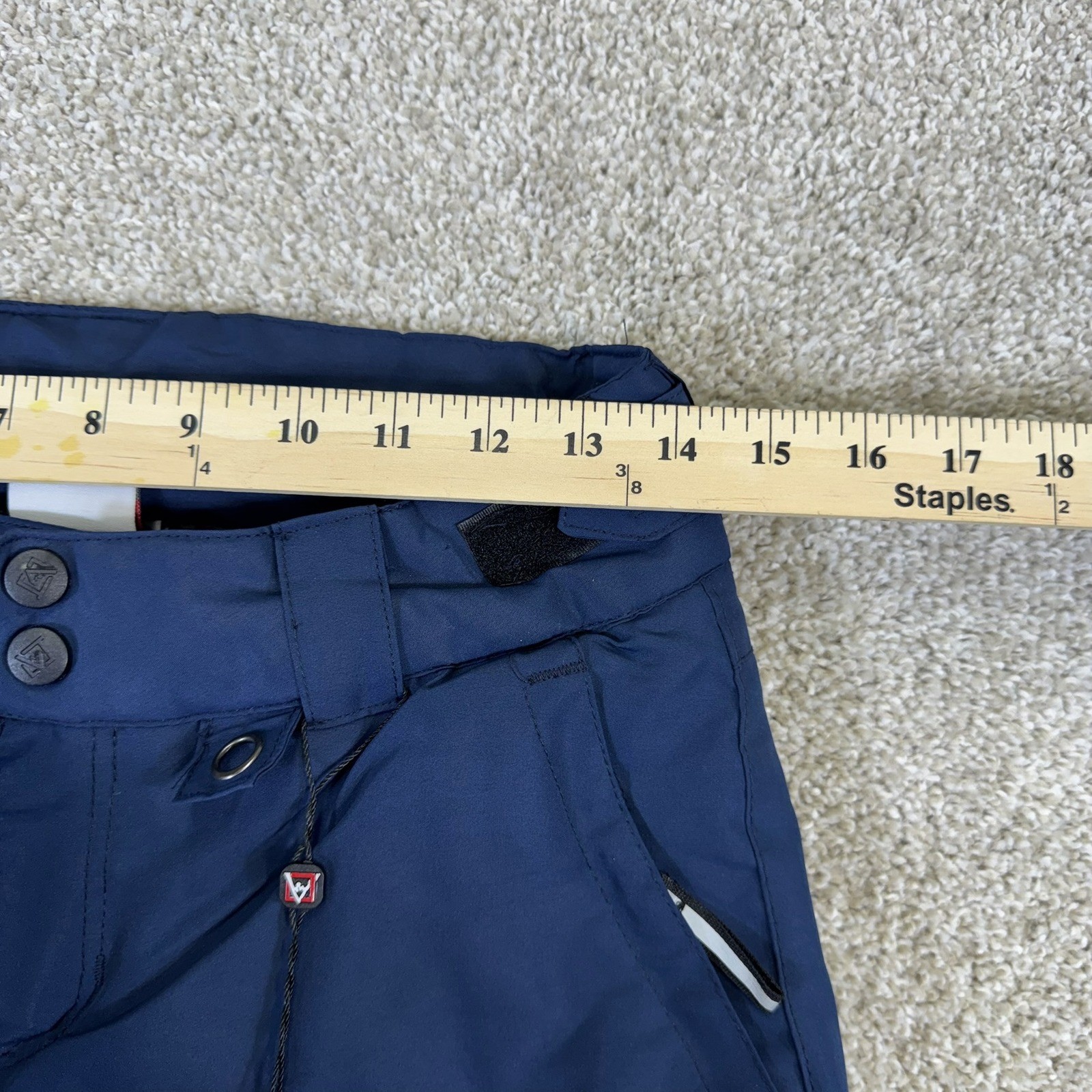 Avalanche Ski Pants Youth XL 16 Navy Blue Insulated Cargo Snow Pants AGP9904