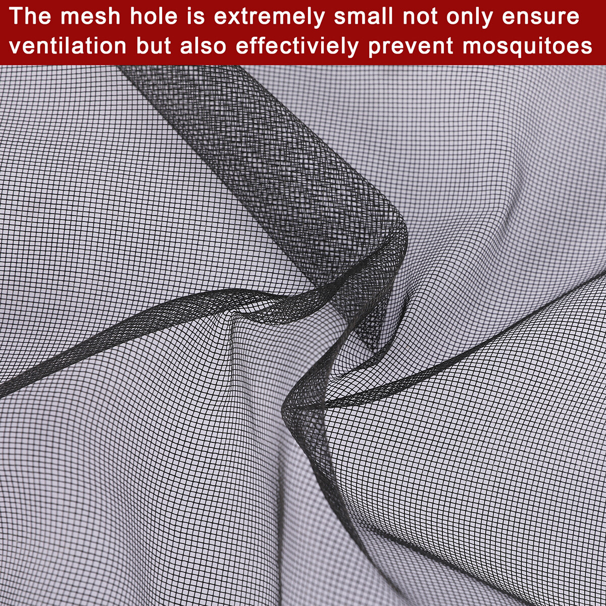 Magnetic Screen Door Mesh Curtain Heavy Duty Mosquito Net Bug Hands Free Closer