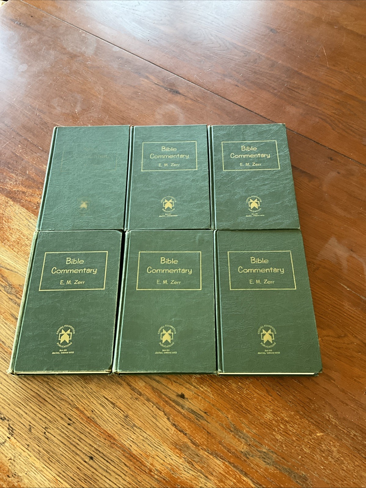 E.M. Zerr Bible Commentary Complete 6-Vol. Set 1947 HB Genesis to Revelation 1-6