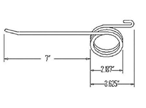 Single Steel Rake Tooth Replaces 850, 858, 896, 851, 24 & 216 257SE Farmer Bob's