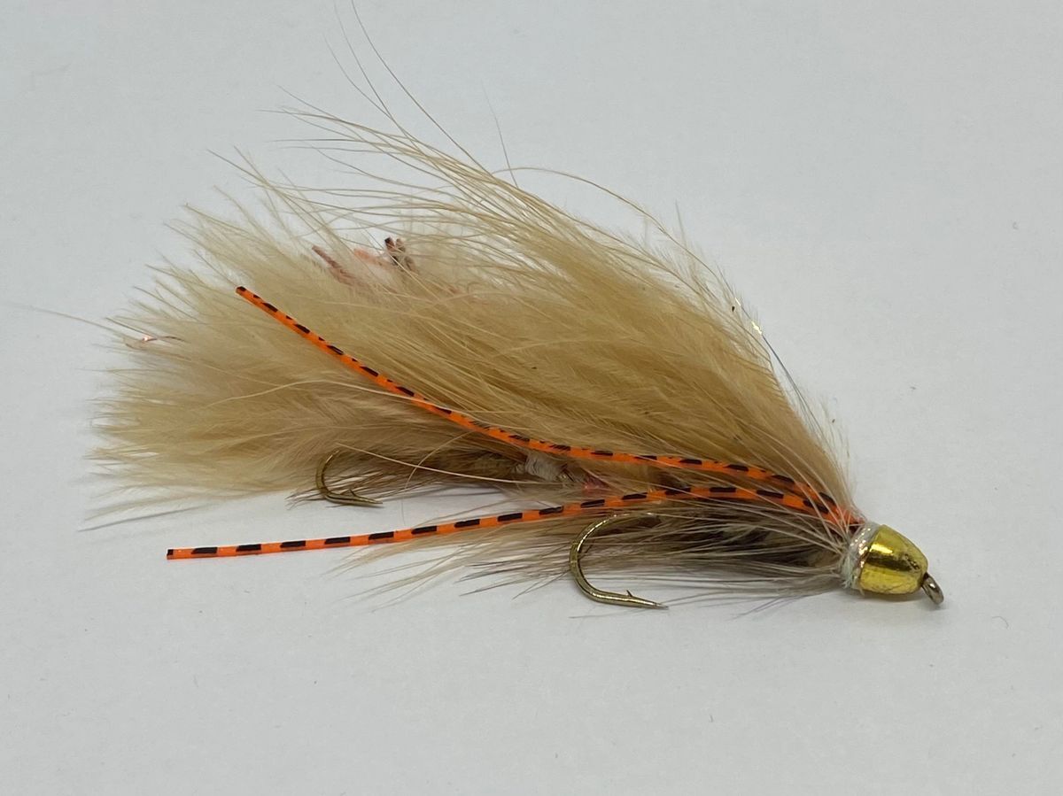 Peanut Envy Ginger Articulated Streamer- Strike Fly Company