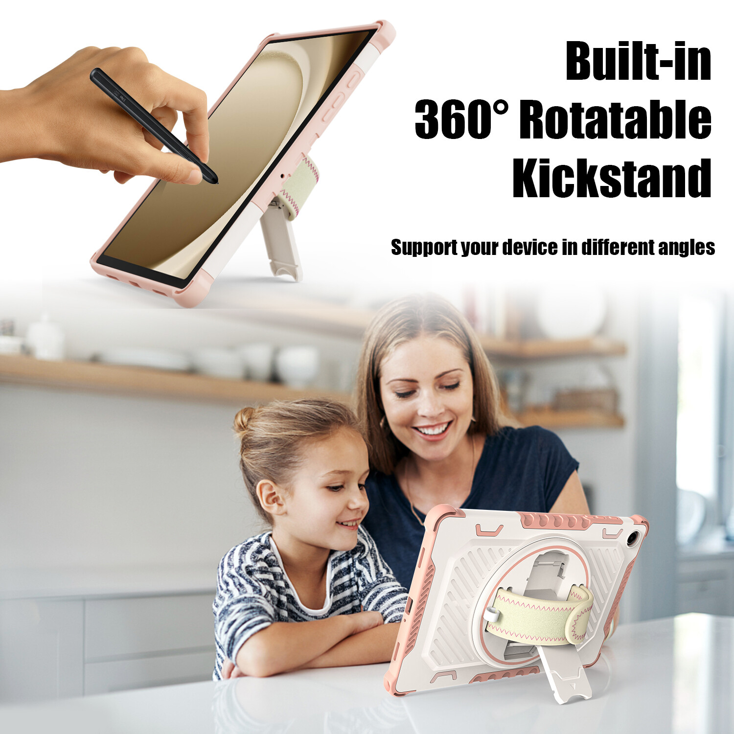 For Samsung Galaxy Tab A9+ 11" Tablet Case Cover/Tempered Glass Screen Protector