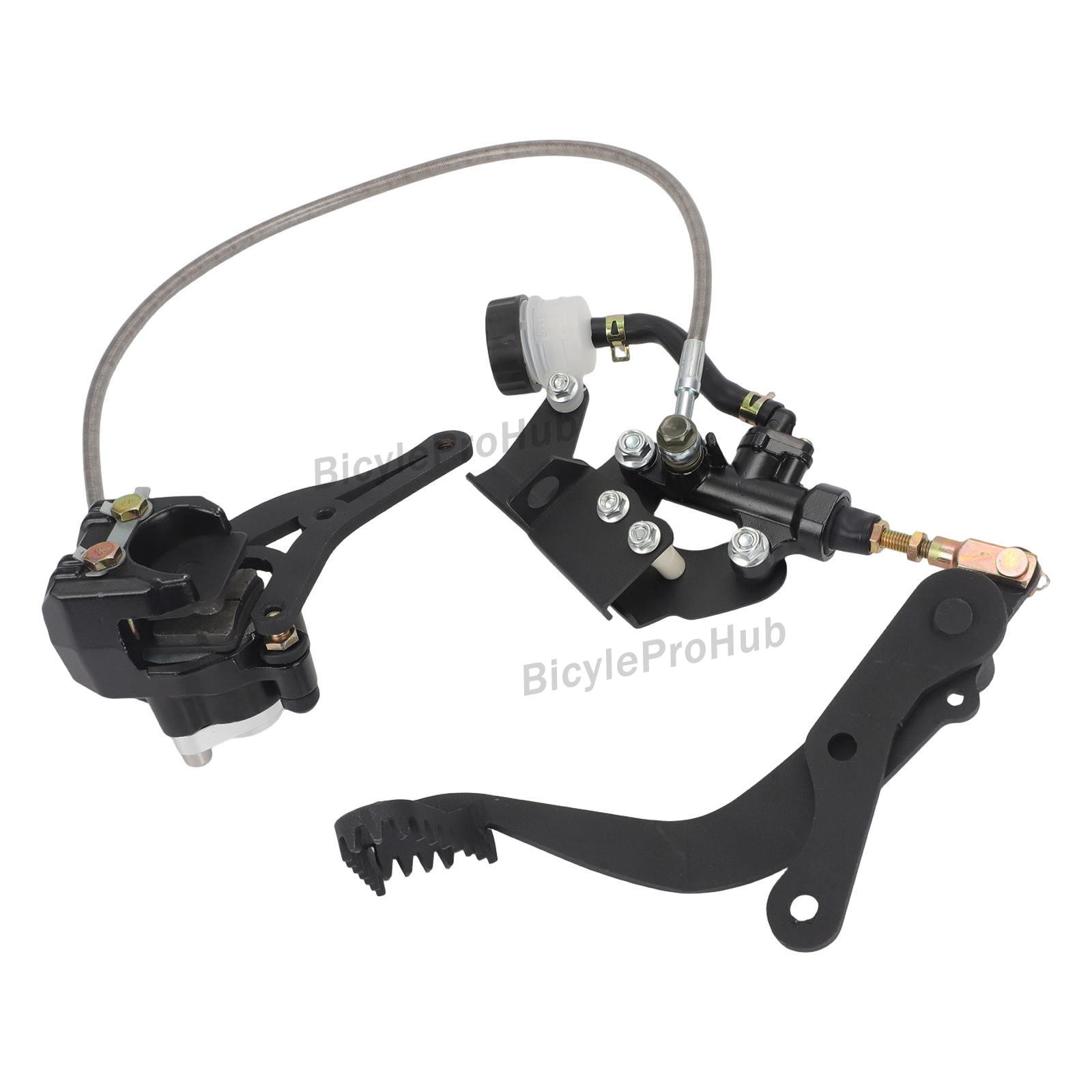 Complete Rear Hydraulic Brake Kit For 88-02 Yamaha Blaster YFS200 BOLT ON AND GO