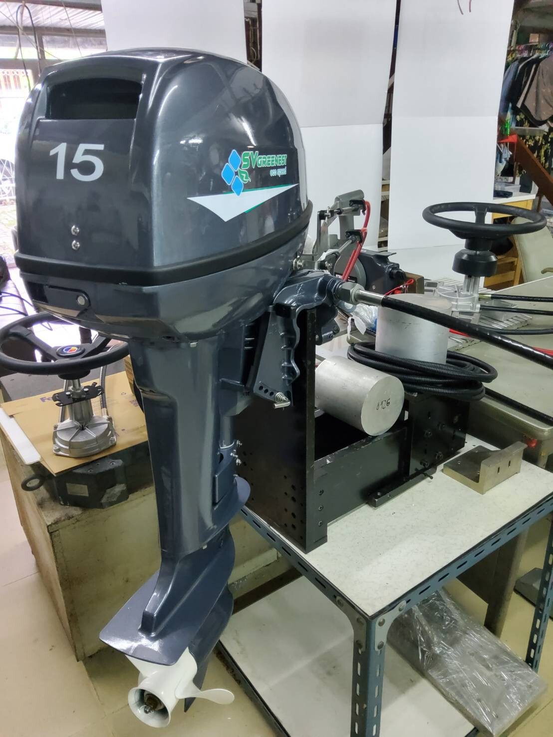 electric outboard Front Remote 15HP,72V_Peak30Kw_waterCool kit,customized, FedEx