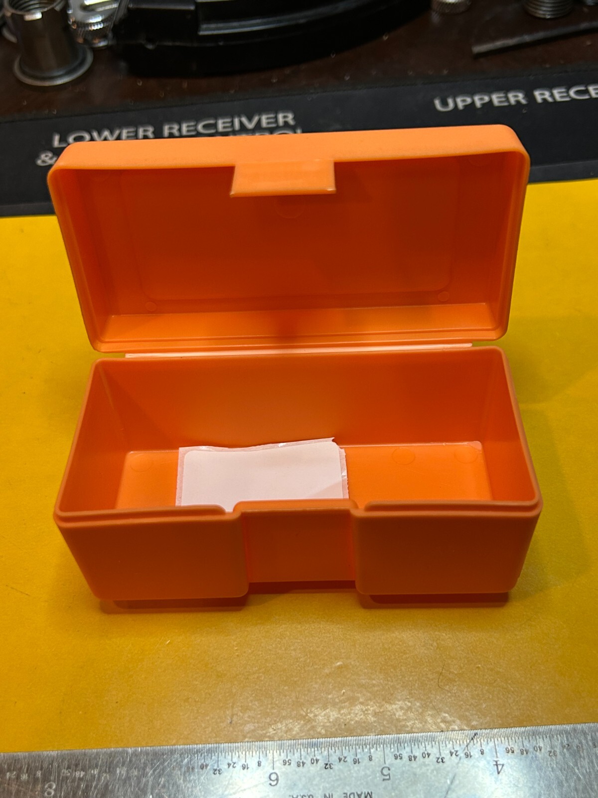 Lyman Orange Plastic Mold Storage Box