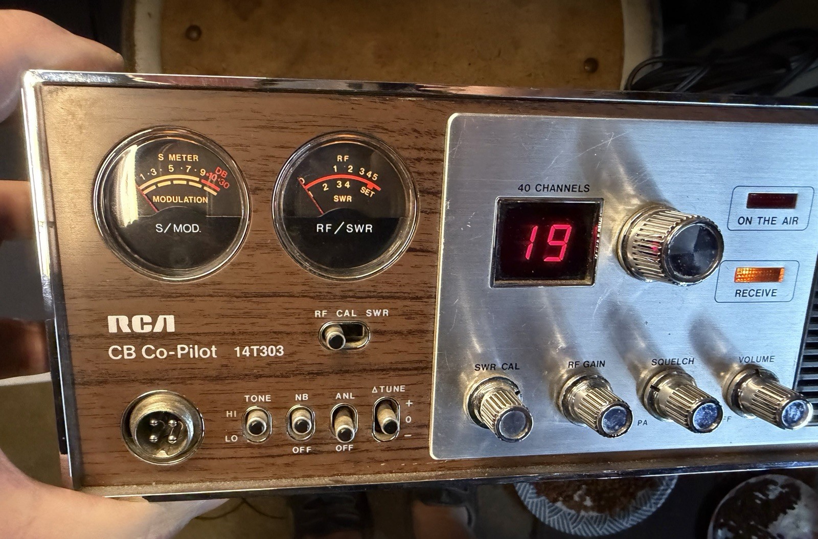 Vintage RCA Co-Pilot 14T303 40 Channel Base Station CB