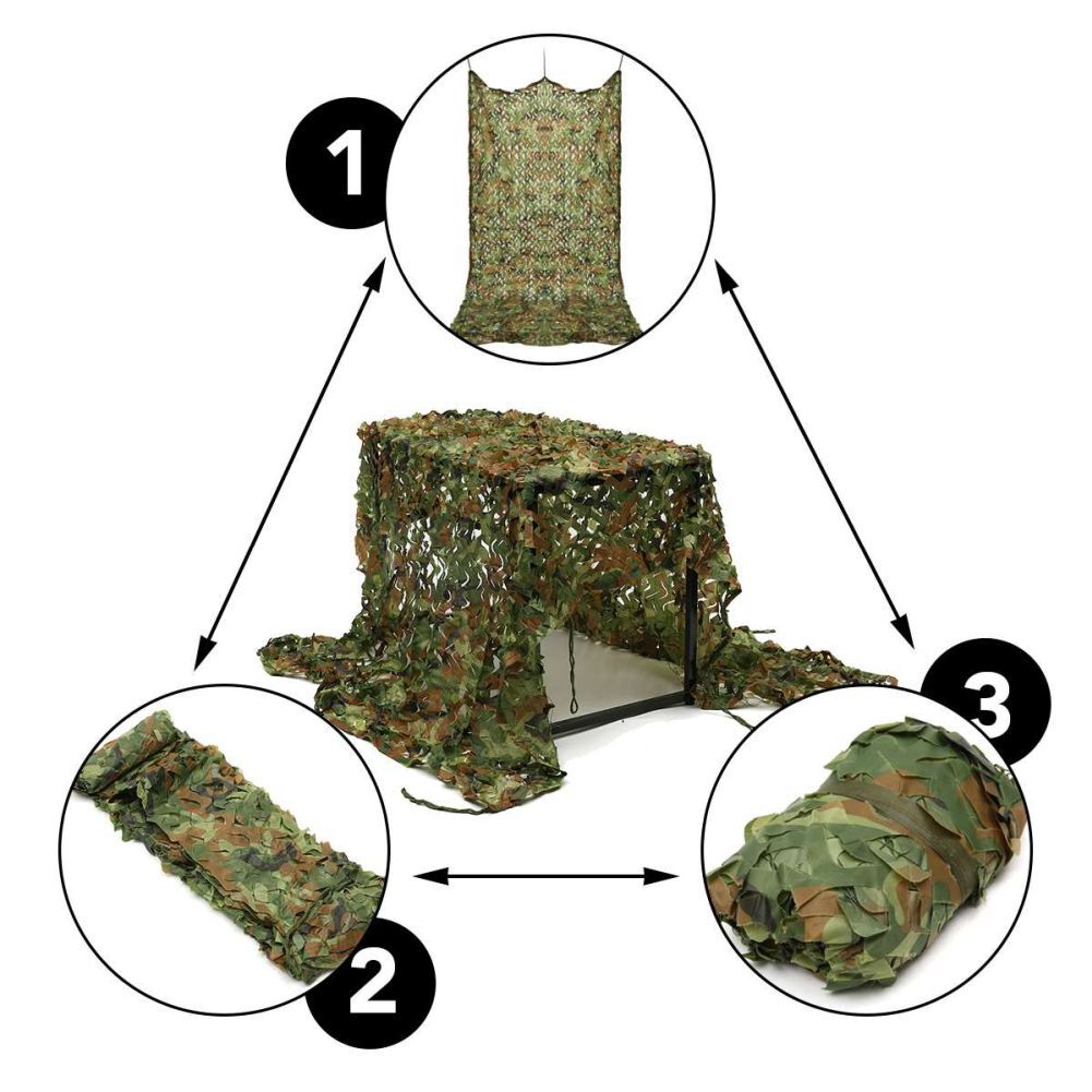 20x13ft Camping Camouflage Netting Military Camo Sunshade Mesh Hunting Car Cover