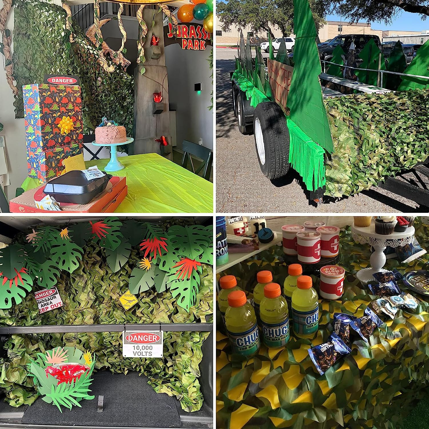 Camo Netting, Camouflage Net Blinds Great for Sunshade Camping Shooting Hunting