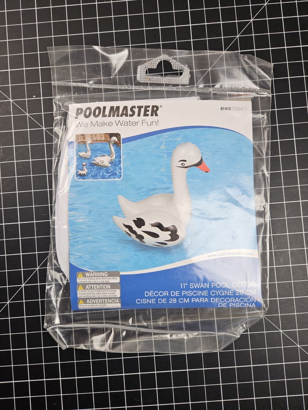 3 Pack - Poolmaster Swan Family Pool Décor 3 Sizes