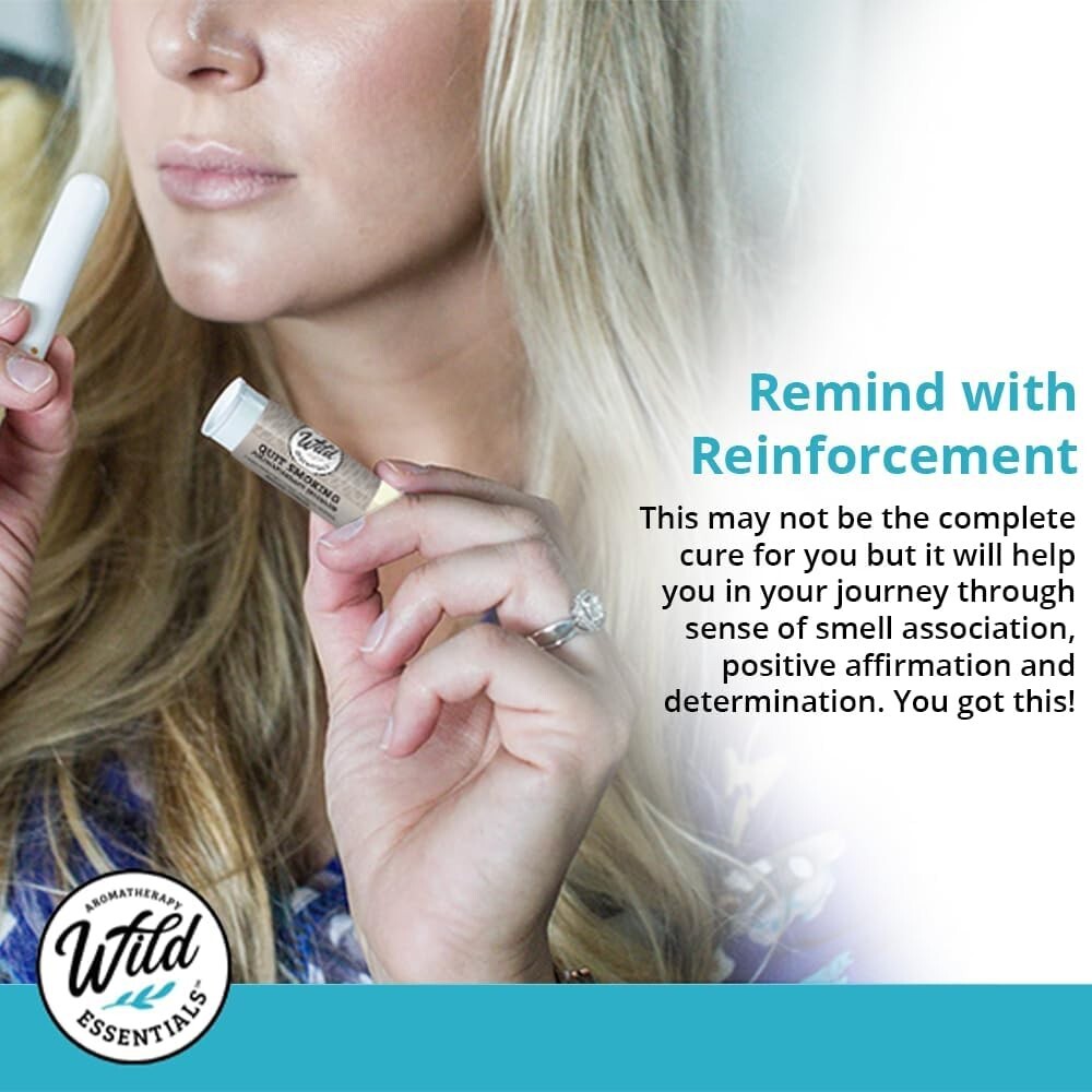 Powerful Therapeutic Quit Smoking Aromatherapy Nasal Inhalers - 100% Natural