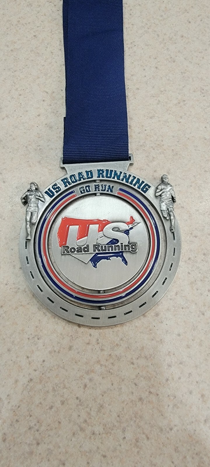 US Road Running " 10k St Patricks Day 2015 - Marathon medal - free shipping