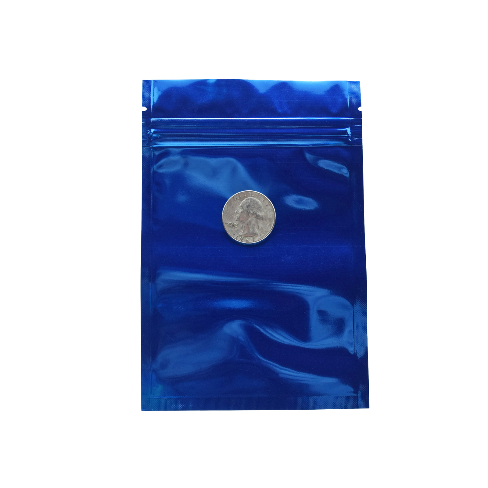 100 New Glossy Metallic Foil Mylar Resealable Bags in Different Colors and Sizes