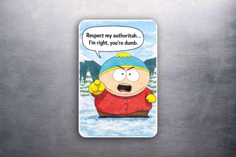 3x 2  South Park Eric Cartman Funny Joke Fridge Refrigerator Magnet