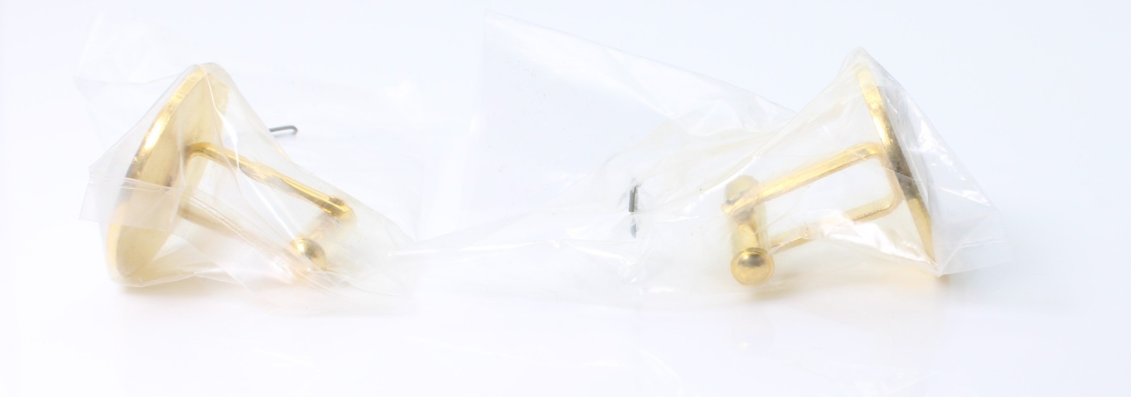 Vintage 1960s Michelin Man Bibendum Enamel Cufflinks Blue Running Mascot NOS