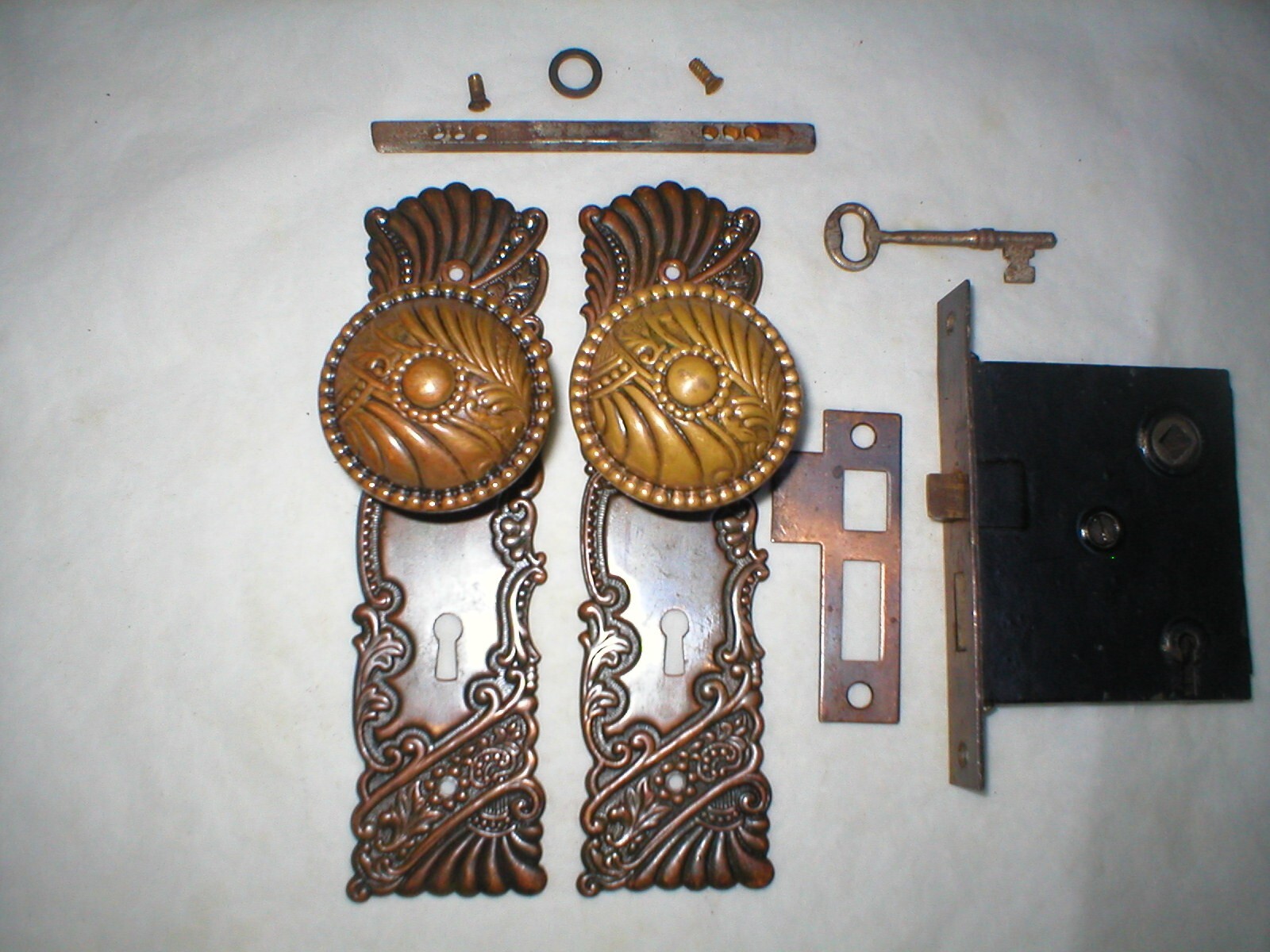 Antique Victorian Era Door Hardware
