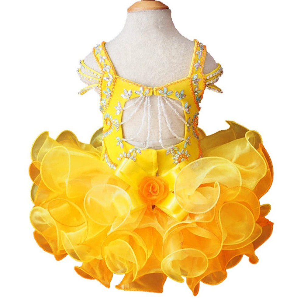 Jenniferwu New Born Baby Girls Short Cupcake Pageant Dresses Princess Dress