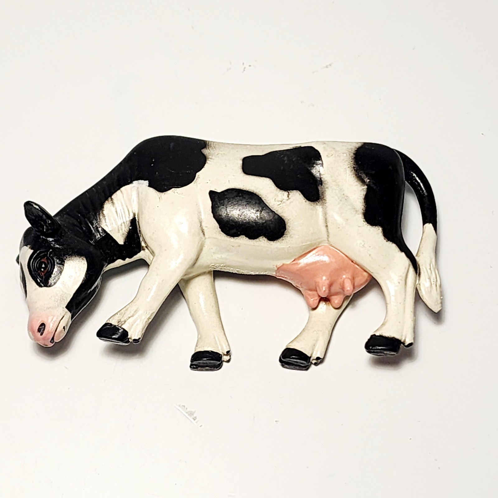 Safari Ltd Farm Dairy Cow Figure Animal Toy 2001 Vintage 4.5" Long