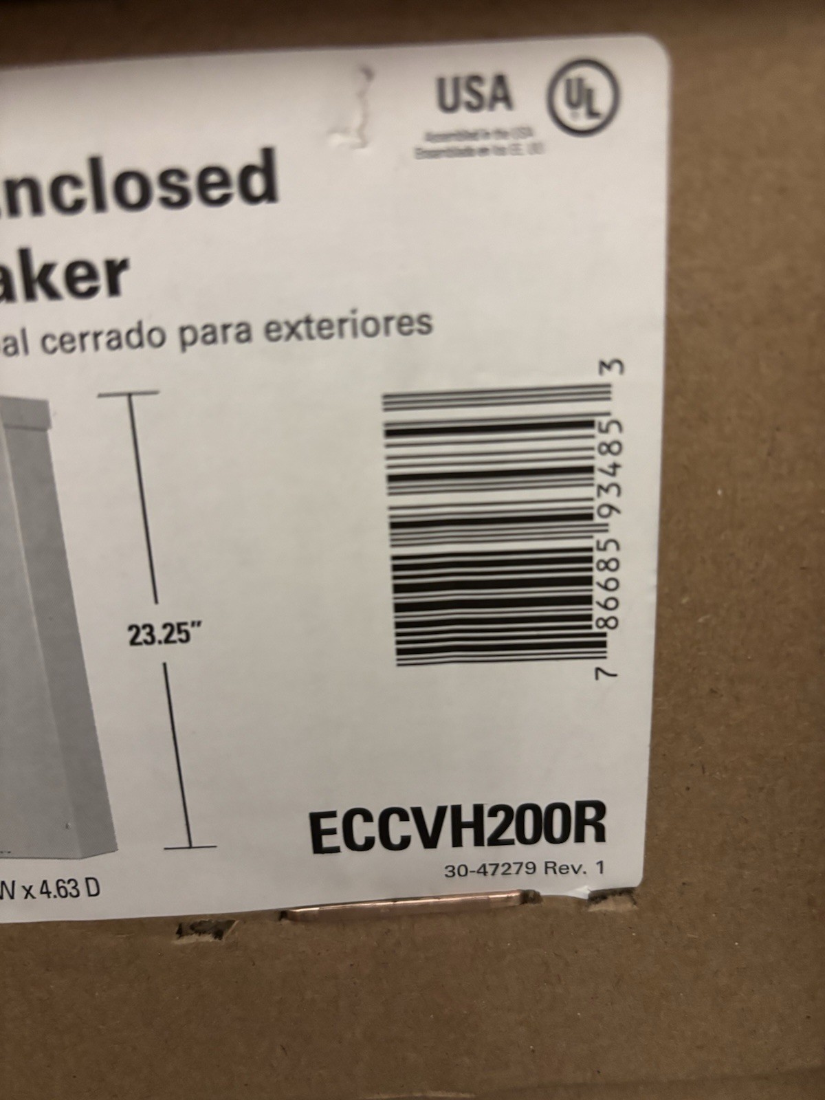 Eaton 200-Amp Outdoor Main Breaker Disconnect