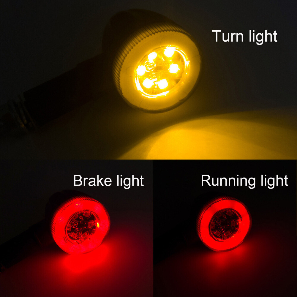 4X Motorcycle LED Turn Signals Blinker Light For Harley Sportster XL 1200 883