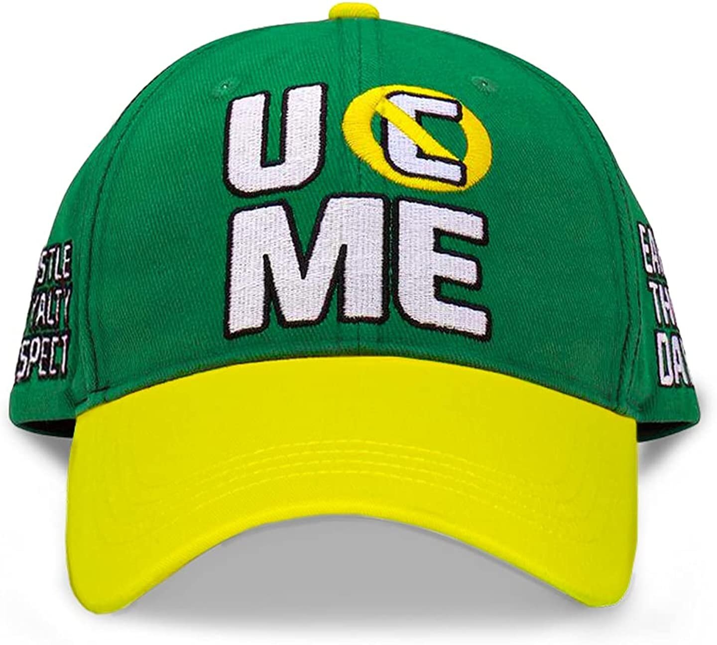 John Cena Earn The Day Yellow and Green Mens Baseball Hat