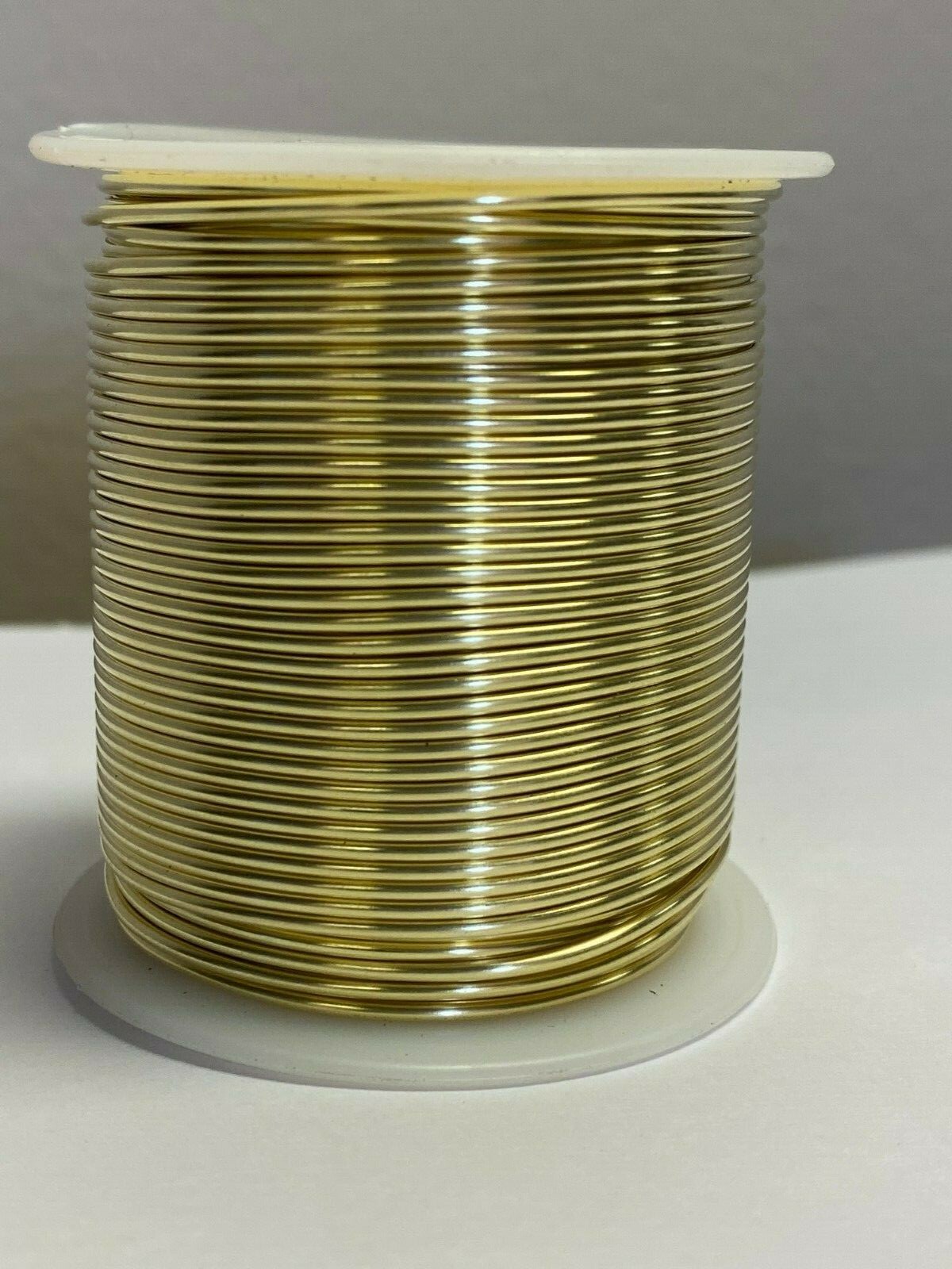 Yellow Brass Wire 12 Gauge 1 lb. Spool (50 Feet) Diameter 0.080