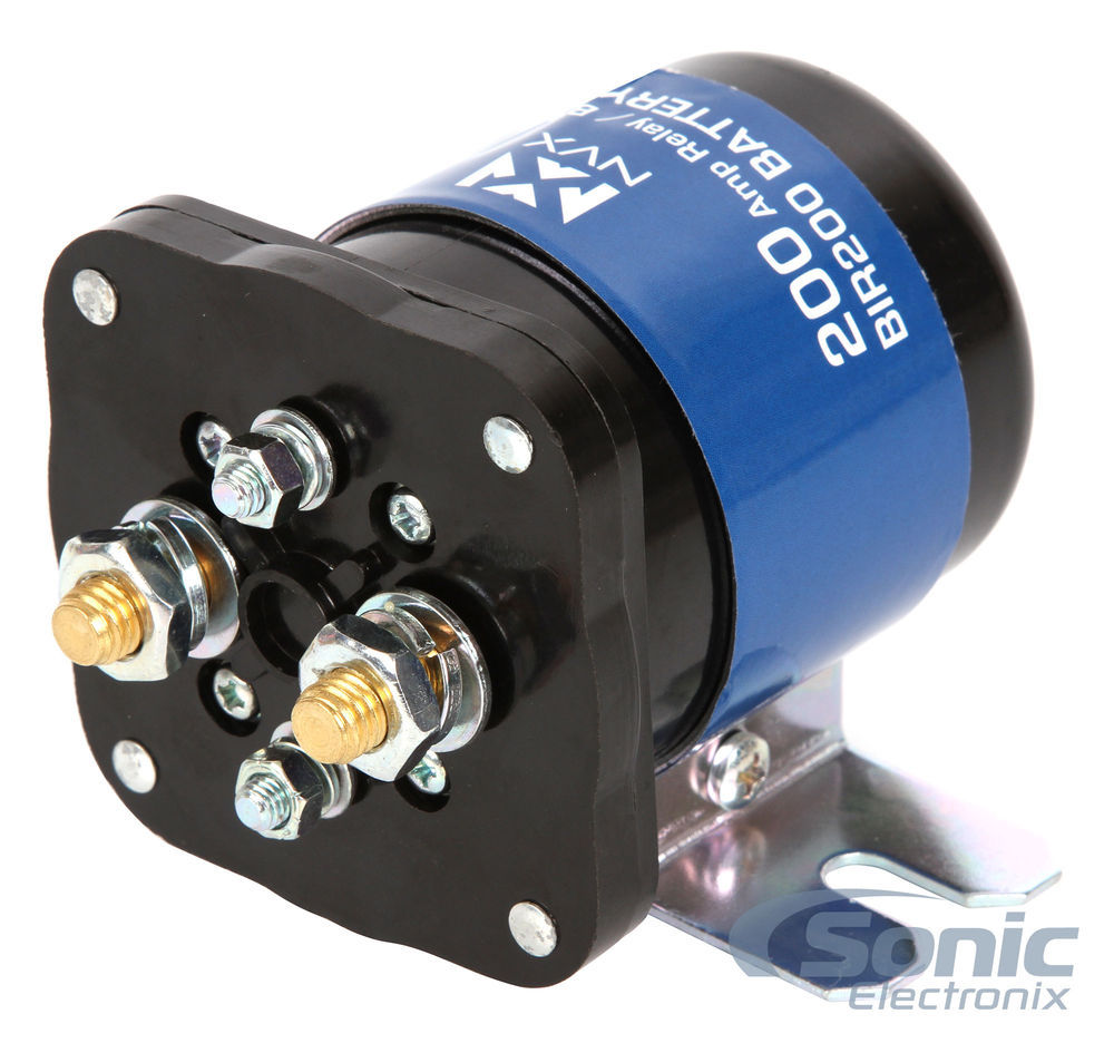 NEW! NVX BIR200 200 Amp Mobile Audio Relay and Battery Isolator