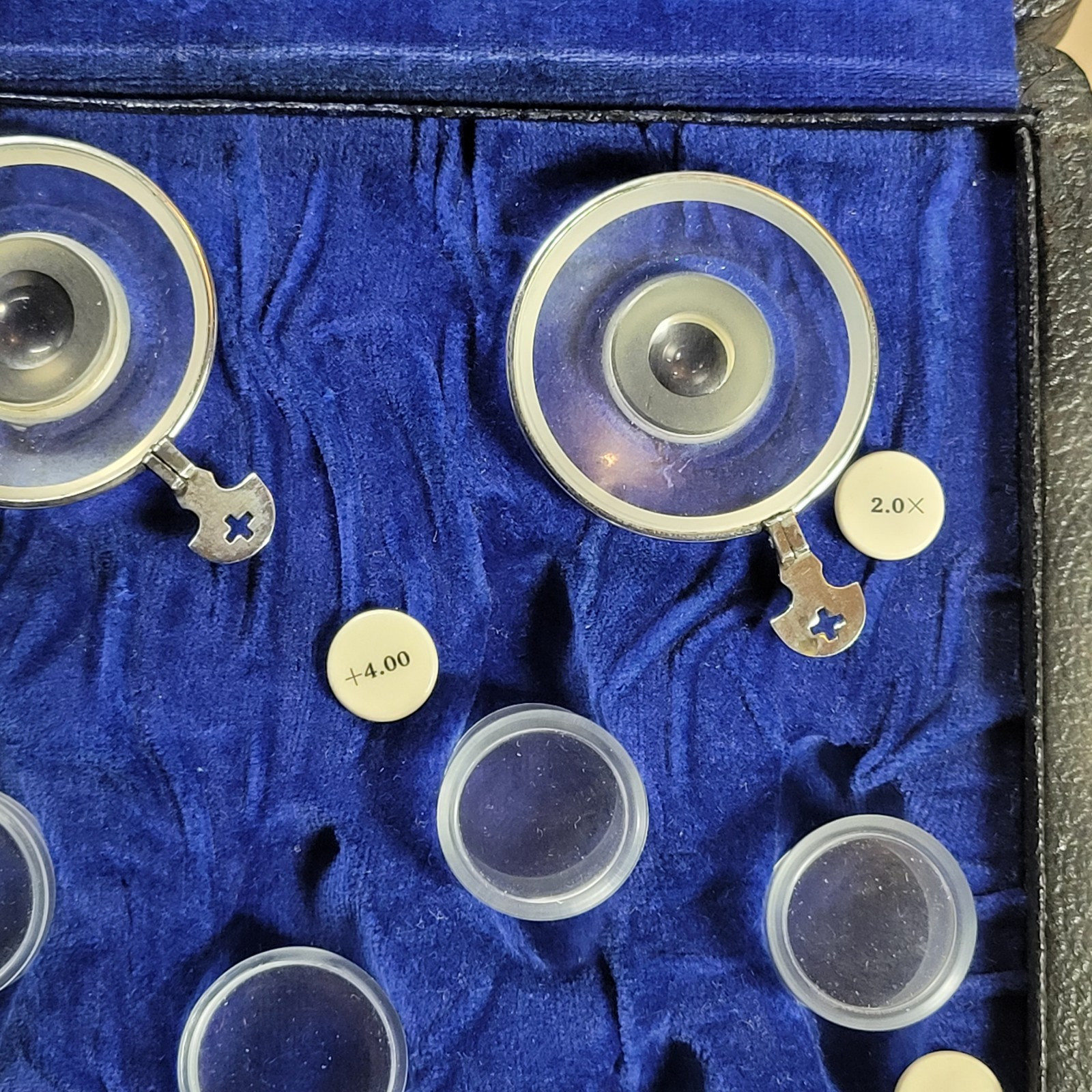 Univis Telescopic Units Vision Lenses Lab Kit Complete With Case