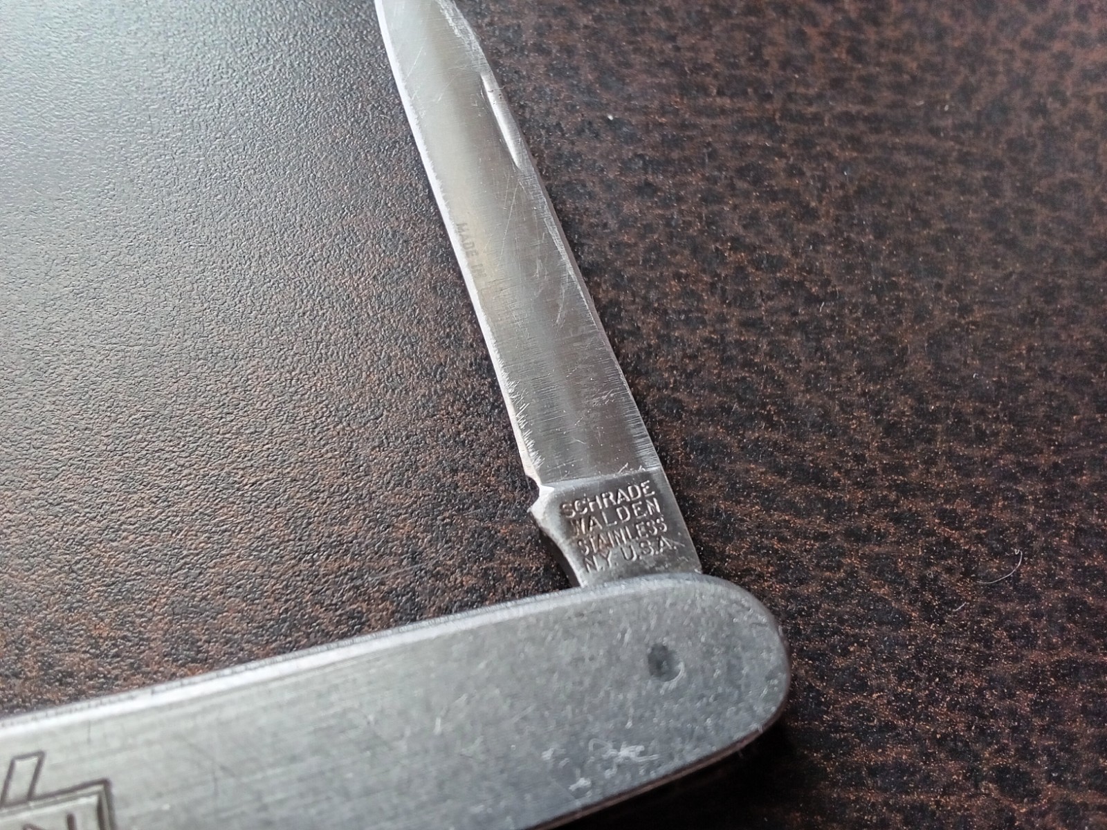 Vintage Schrade Walden NY USA 778 Gentleman's Pocket Knife Wilson Logo