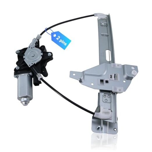 Rear Left Power Window Regulator with Motor for 2006-2013 Chevy Impala, 2014
