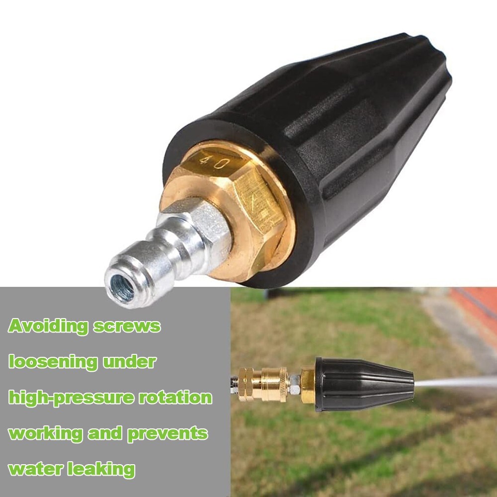 YAMATIC 5000 PSI Pressure Washer Turbo Nozzle for Hot Water 360° Rotating 4 GPM