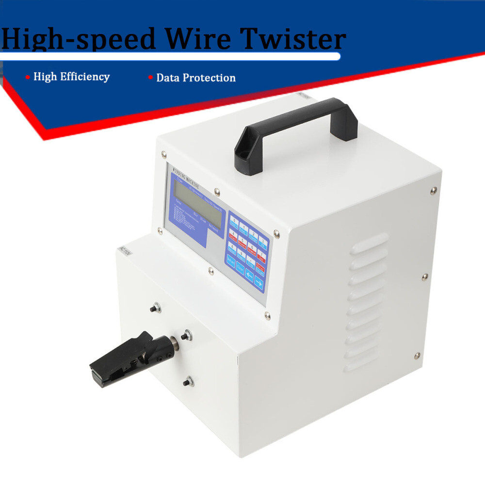 110V Automatic High-speed Wire Twisting Machine Line Strander with LCD Display