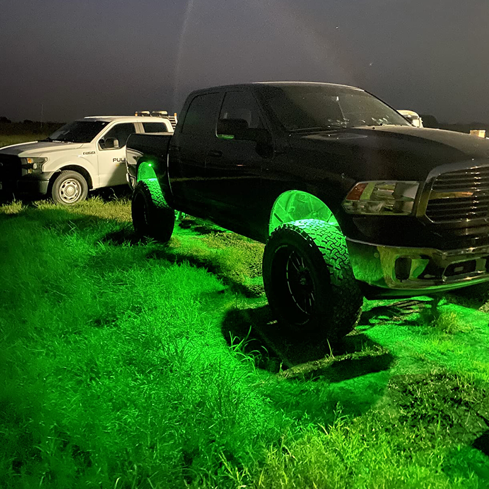 MICTUNING Q1 RGBW LED Rock Lights,12 Pods Underglow Neon Multicolor Lighting Kit