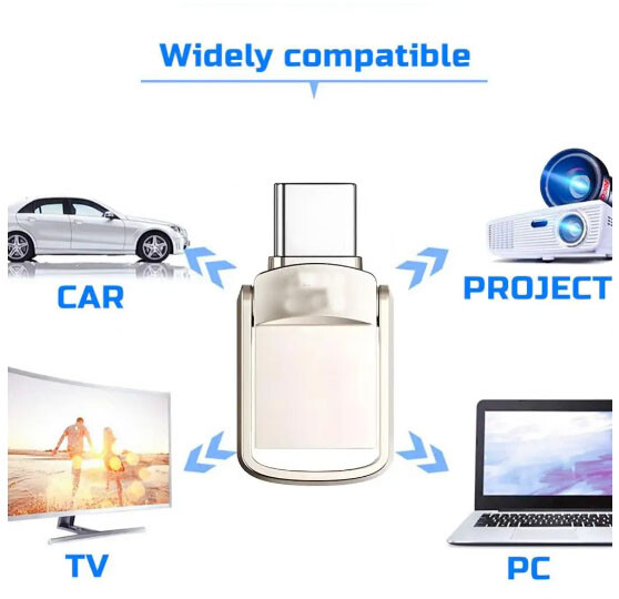 2x 1TB 2TB Type C USB 3.0 Flash Drive Thumb Drive Memory Stick for PC Laptop New