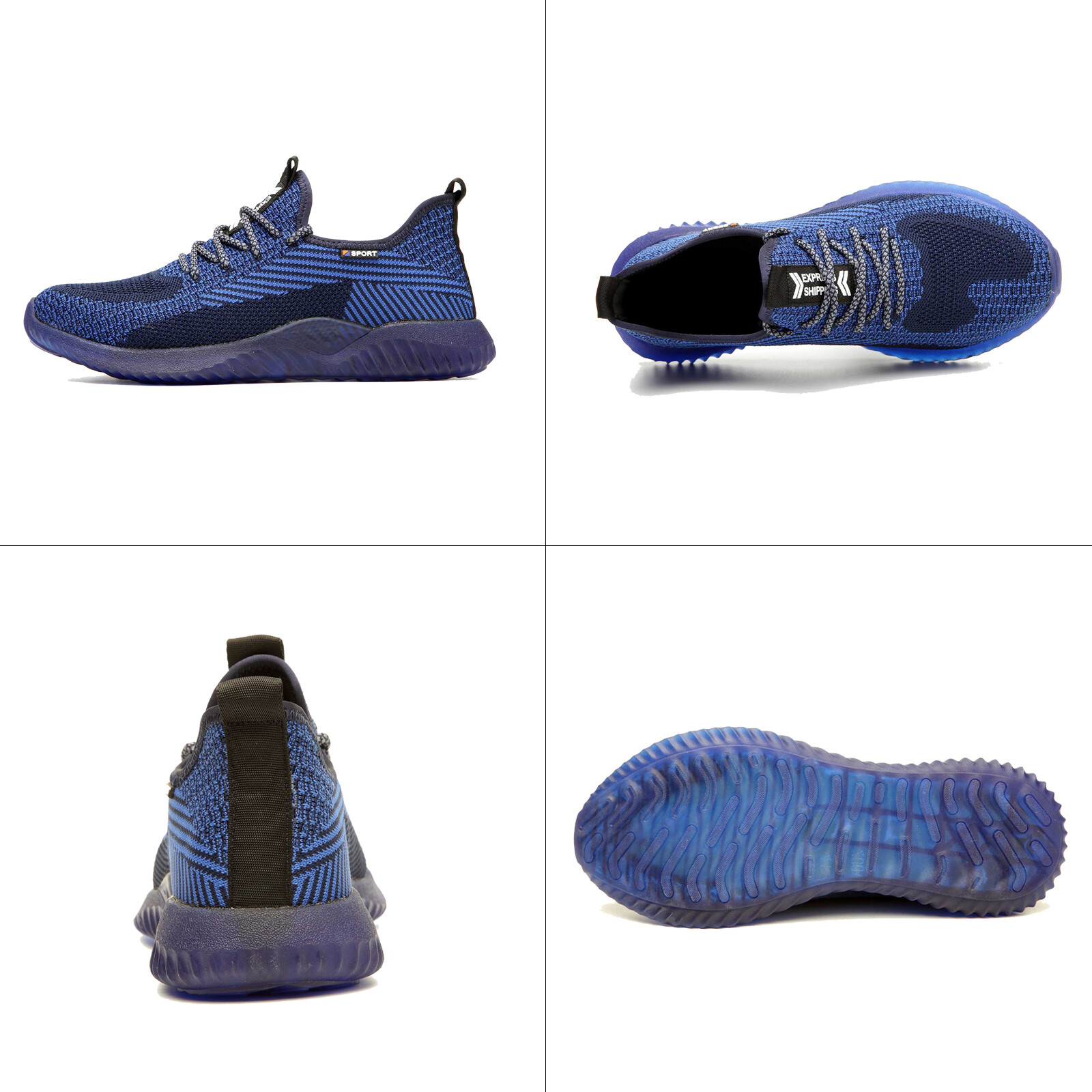 SUYSTEX Men Indestructible Safety Work Shoes Steel Toe Hiking Boots Sneakers