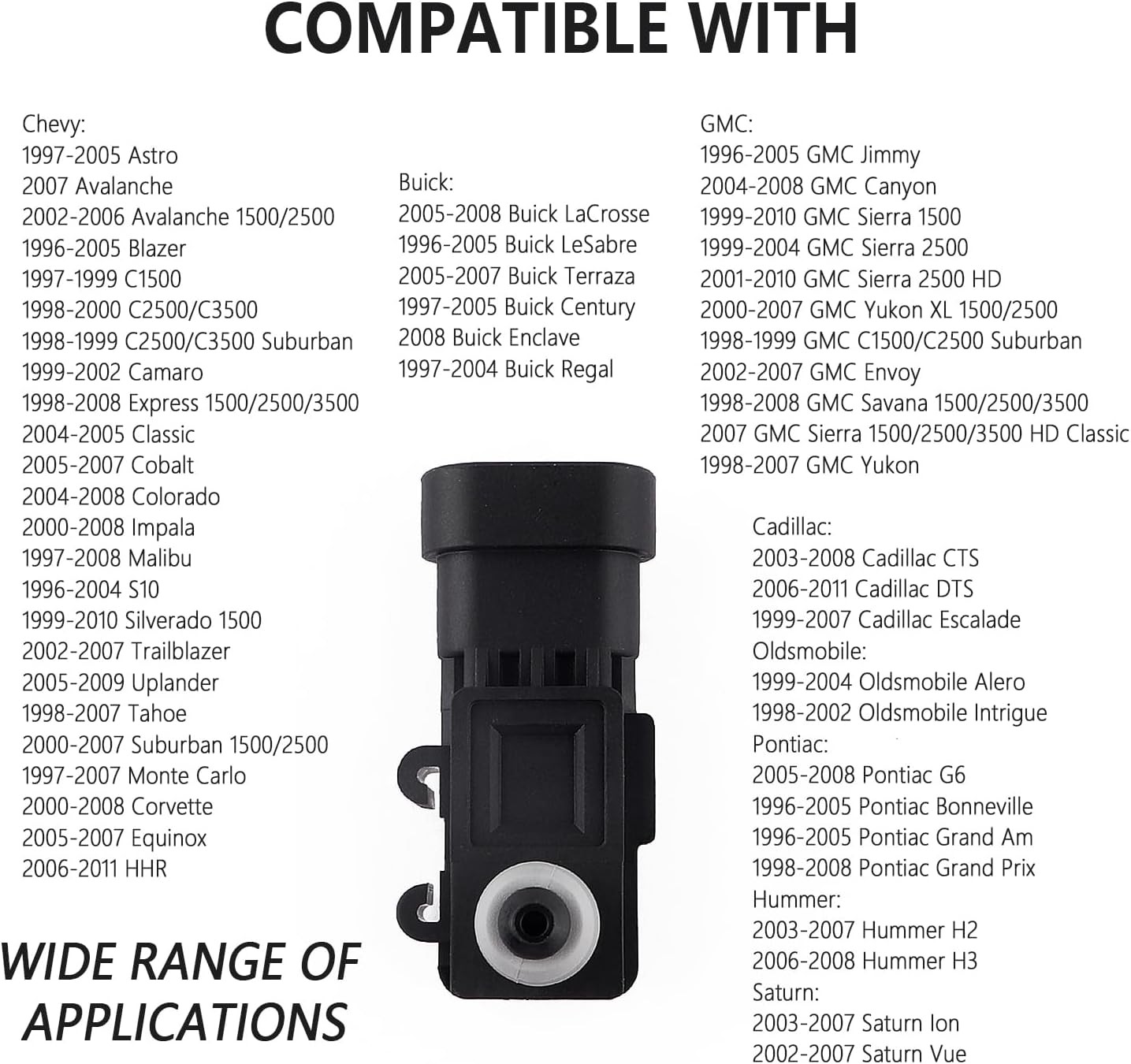 Fuel Tank Pressure Sensor OEM#16196060,16238399,12219388,Fuel Pressure Sensor Co