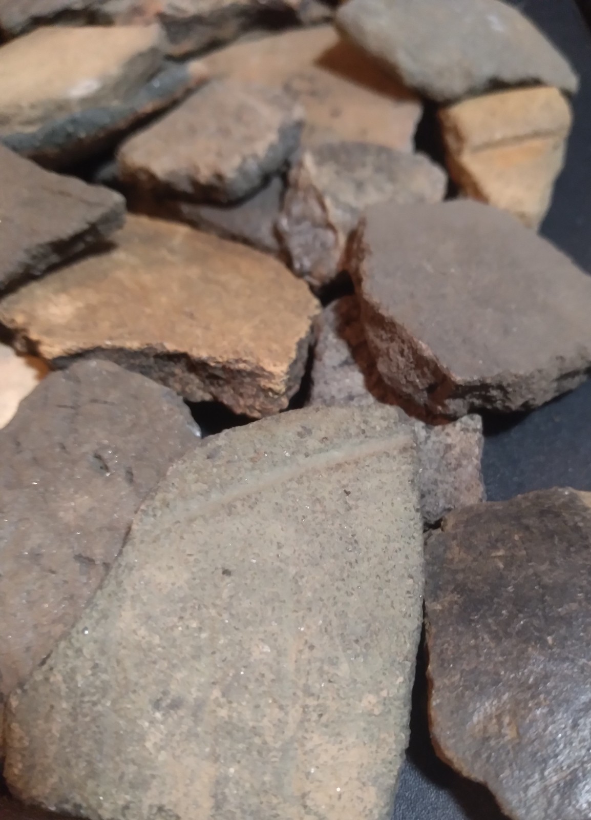 Northwest Florida Potsherds 2 lbs. Authentic Native Indian Artifacts AD 200-900