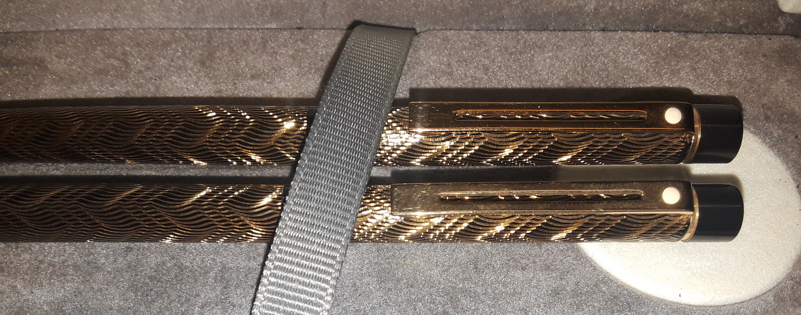 Vintage 14K Sheaffer 276 Black & Gold Writing Instrument Set (Brand New!)