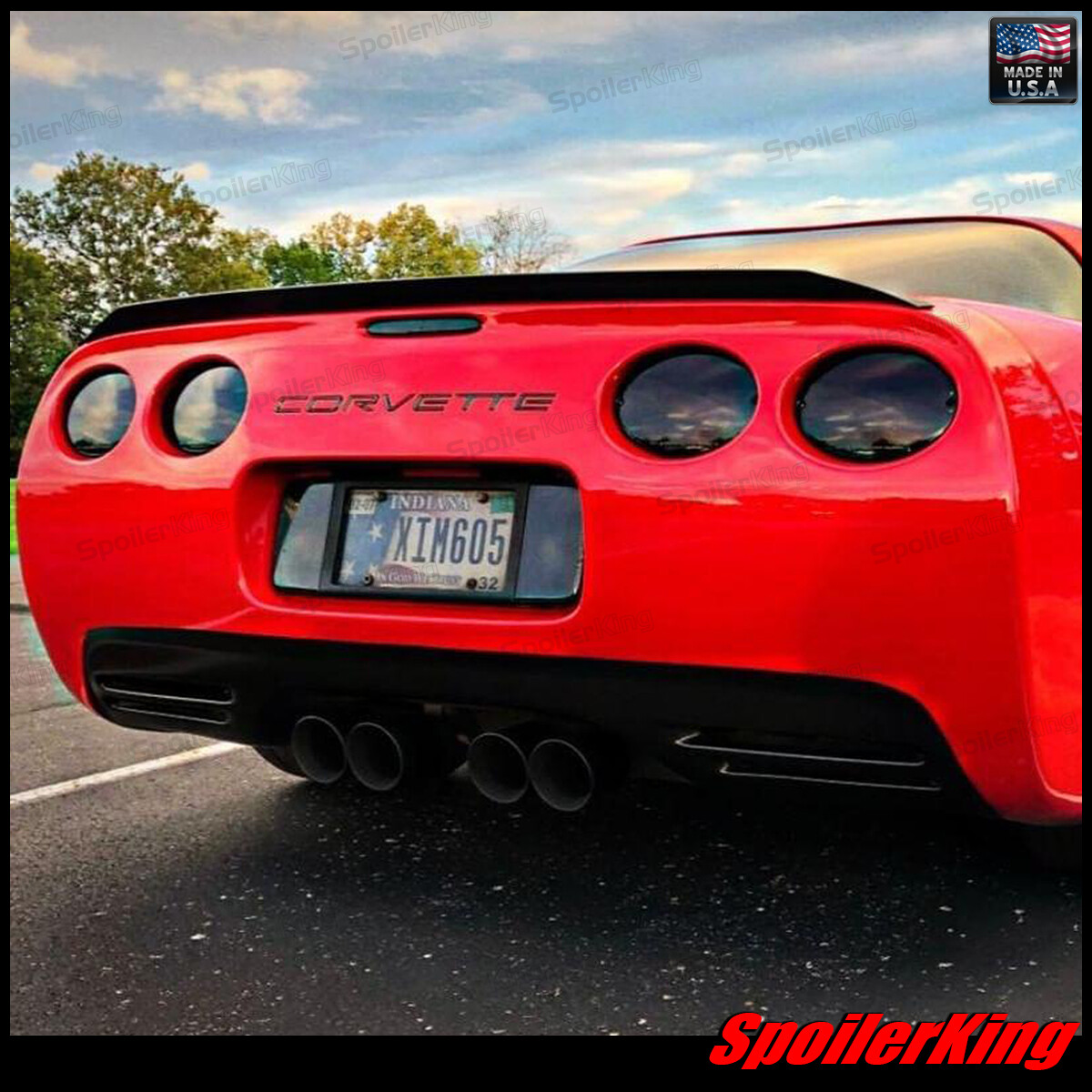 Rear Trunk Duckbill Spoiler Fits Corvette C5 1997-2004 SpoilerKing 284P Style