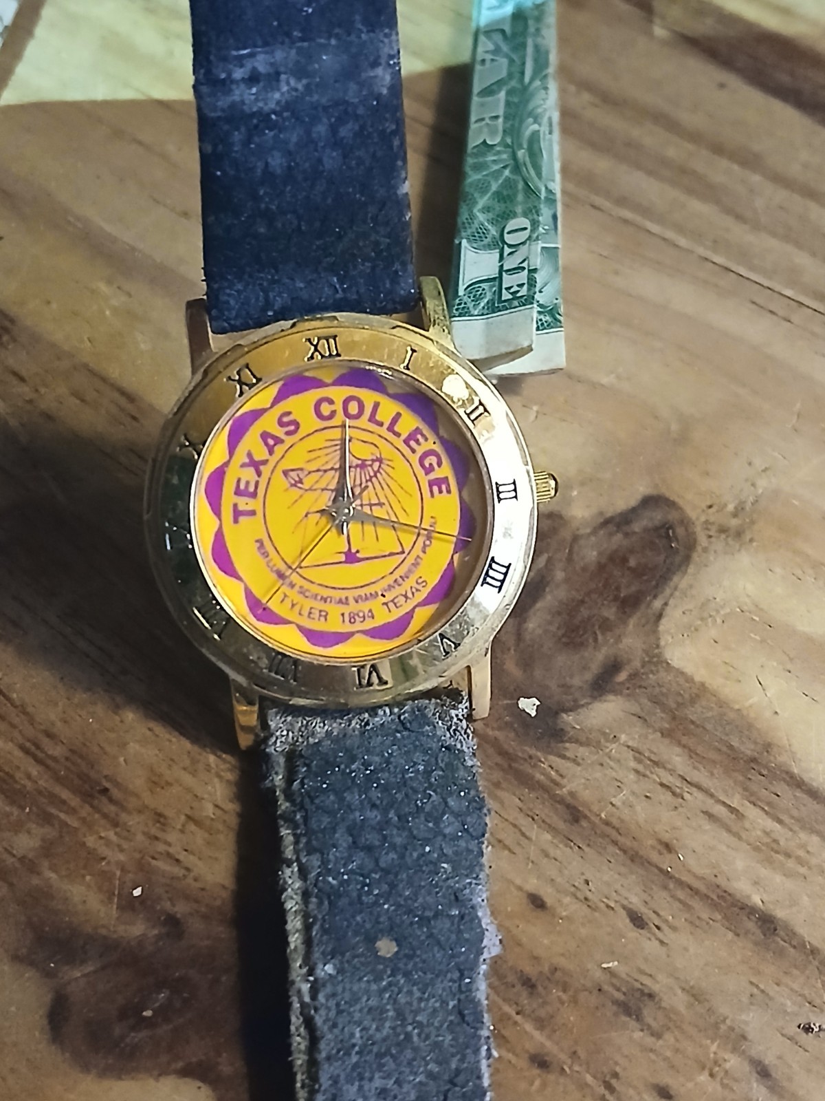 Antique African American* TEXAS COLLEGE WATCH* HBCU *TYLER TEXAS