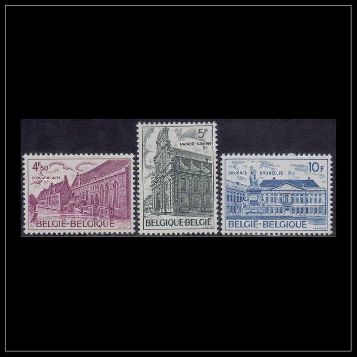 Belgium 1975 (1769-1771) Classic Buildings