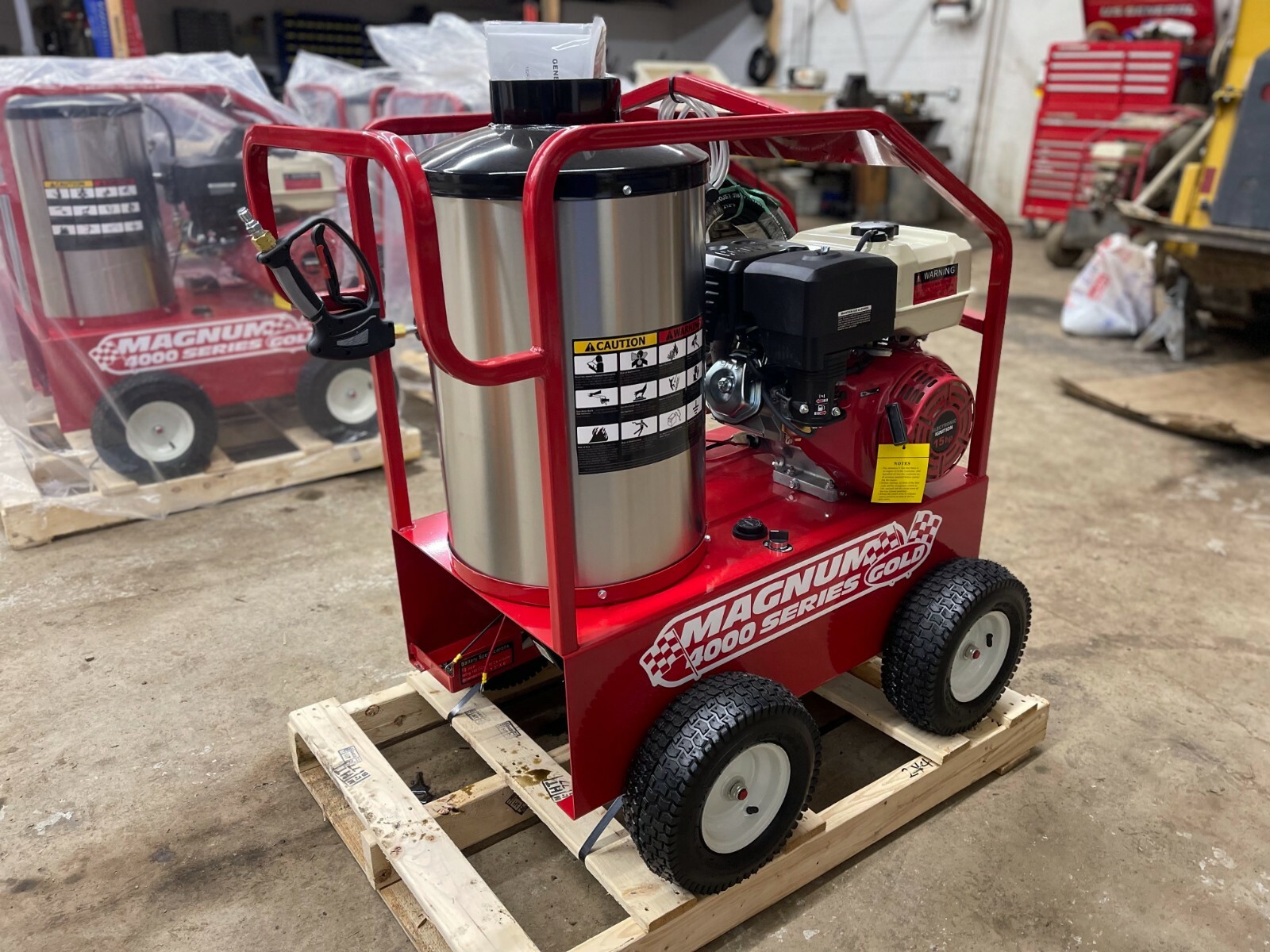 NEW - 2024 Easy-Kleen Magnum 4000 Series Hot Water Pressure Washer Diesel Burner