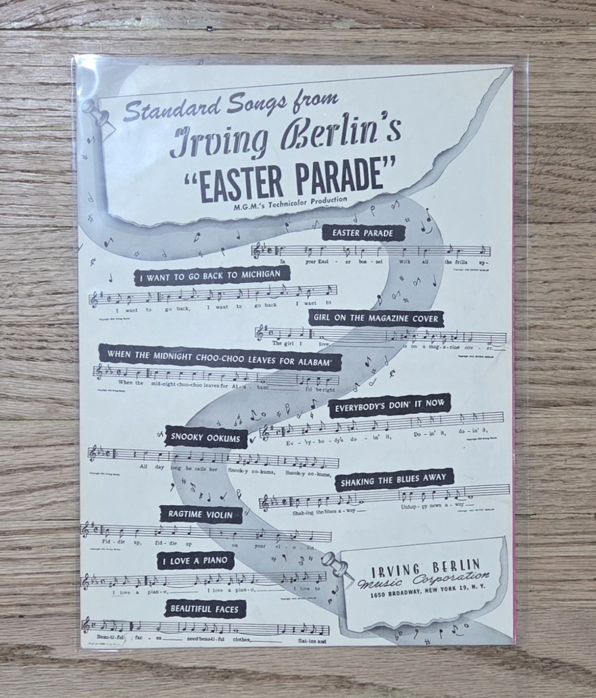 (4) Vintage Judy Garland Music Sheets Lot