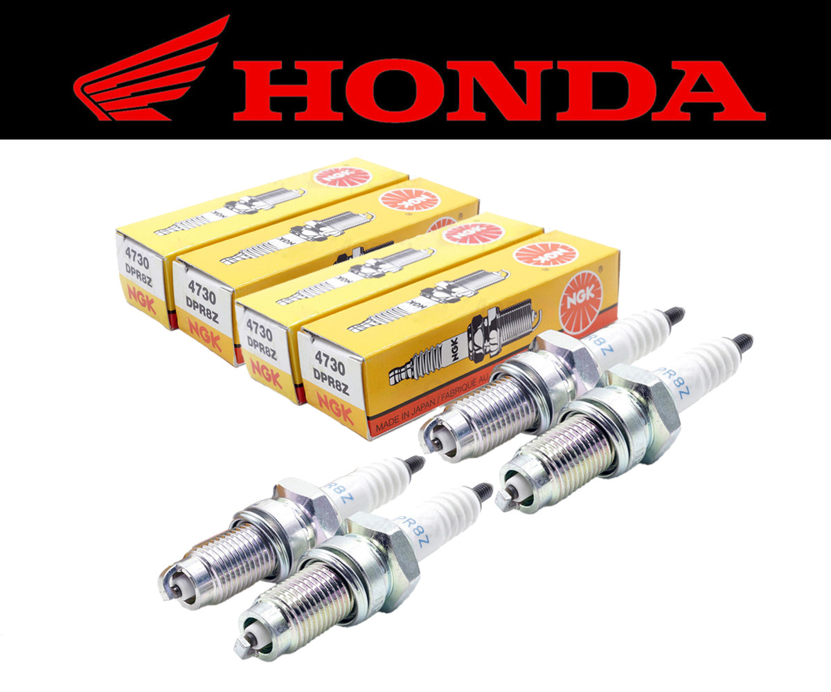 Honda Sportrax TRX400EX 400EX 400X DPR8Z Spark Plug NGK 4 Pack Replaces OEM Plug