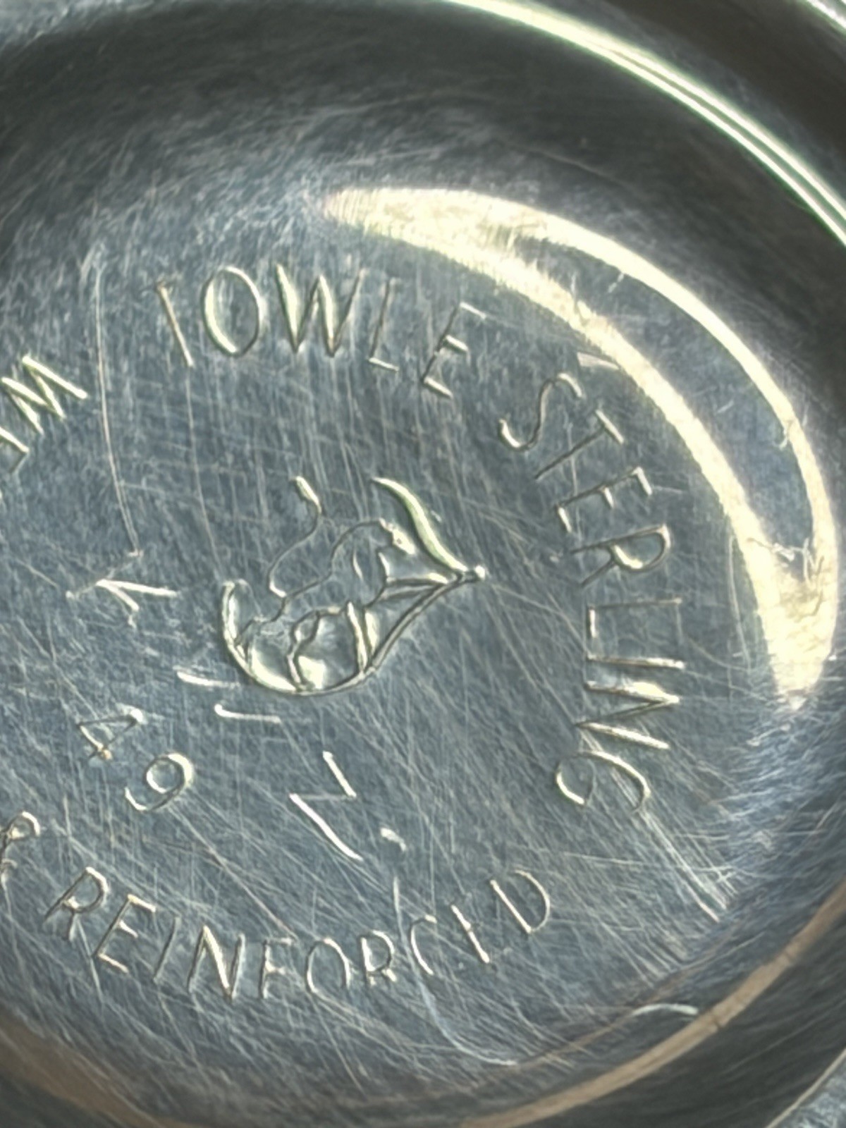 2 Towel Sterling Silver 49 Candle Holder Candlestick Filagree Inserts Weighted