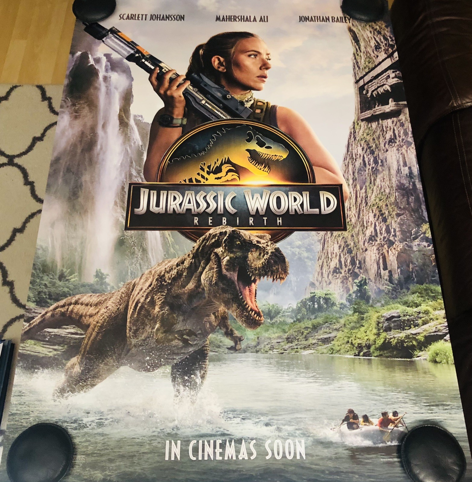 JURASSIC WORLD REBIRTH Original DS Double Sided 27x40 Movie Poster Dinosaur MINT
